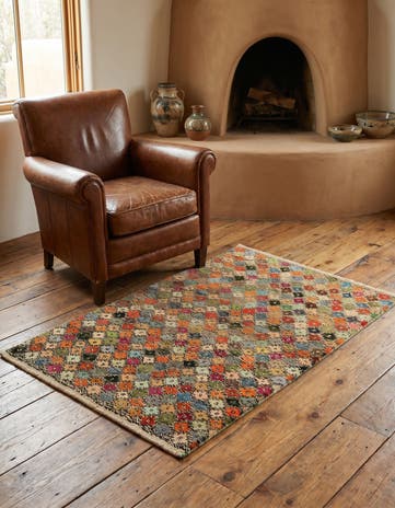 3' 3 x 4' 10 Hand Knotted Balouch Wool Rug