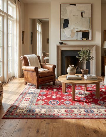 5' 2 x 7' 1 Hand Knotted Kazak Rug