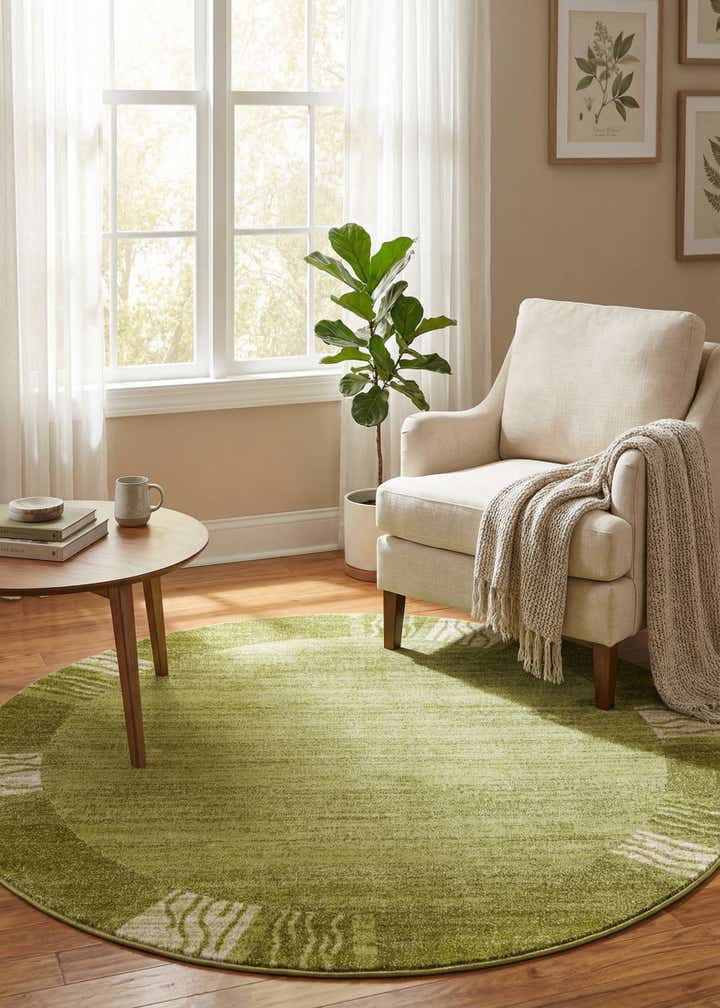6' x 6' Angelica Round Rug