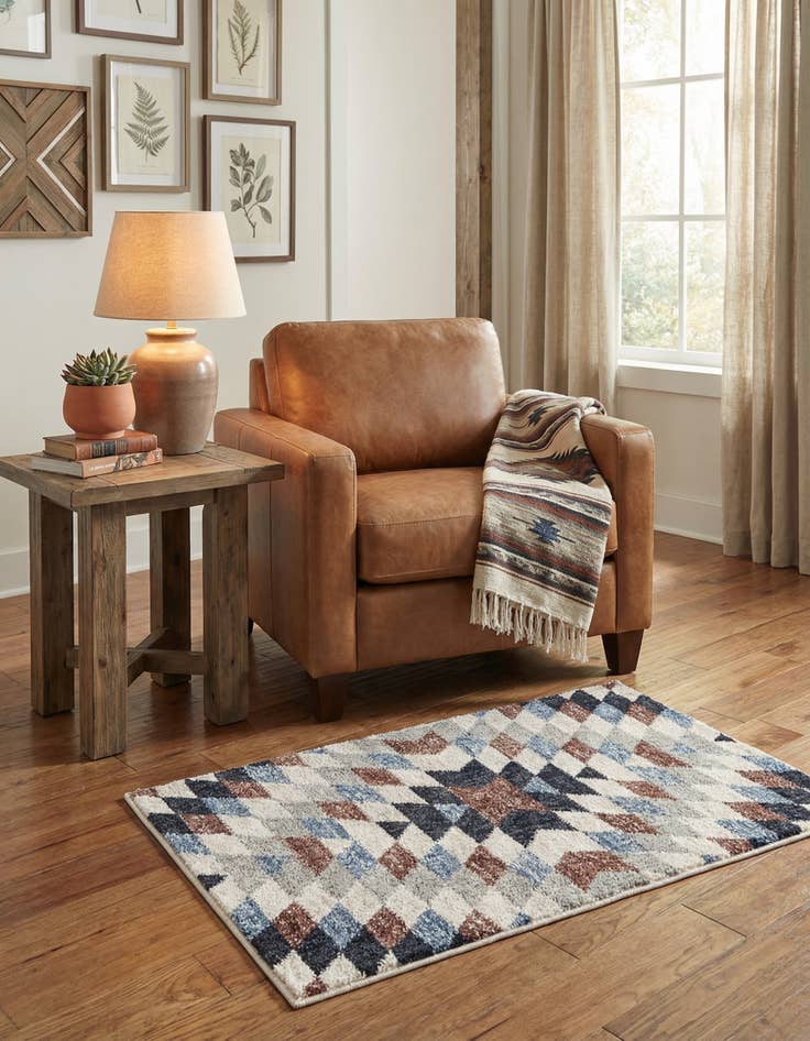 Detail image of 2' x 3' Eco Southwestern Rug