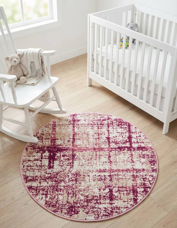 Detail image of 3' x 3' Uptown Lexington Avenue Round Rug