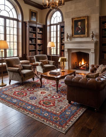 10' x 14' Hand Knotted Ariana Ziegler Rug