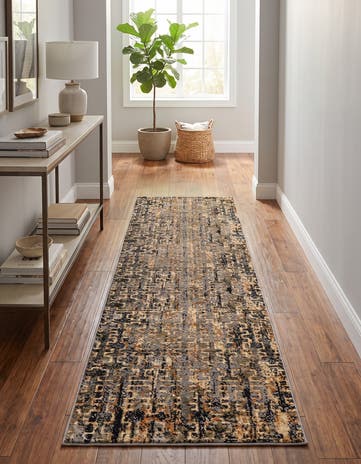 Blue Saturn Runner Rug