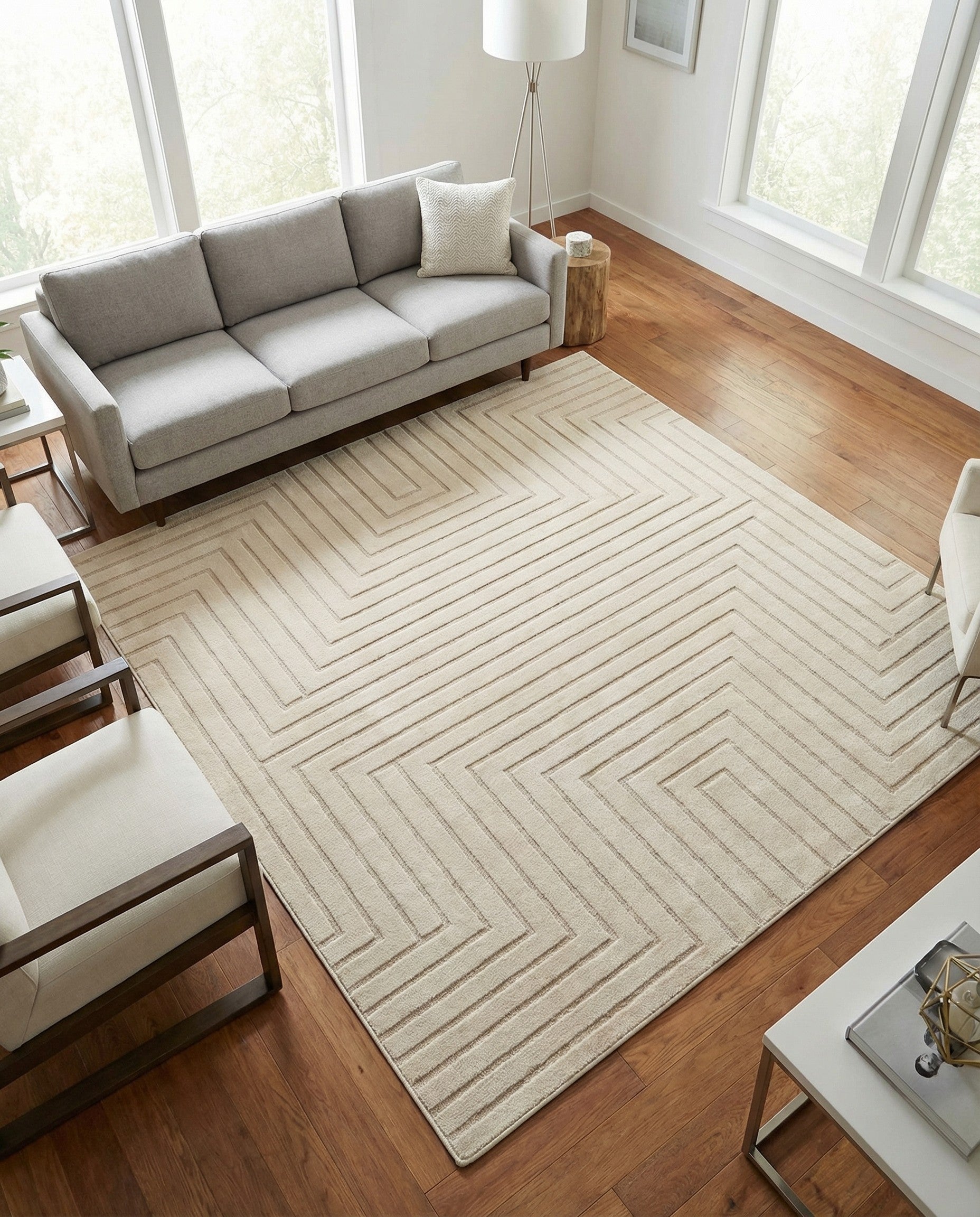 8' x 8' Contour Square Rug