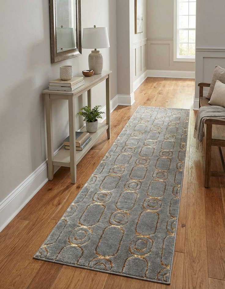 Detail image of 2' x 8' Vogue Geo Runner Rug