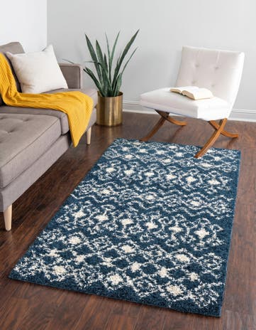3' x 5' 3 Moroccan Trellis Shag Rug