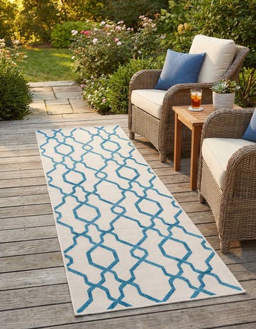 2' 2 x 6' Easy-Clean Haven Indoor / Outdoor Runner Rug