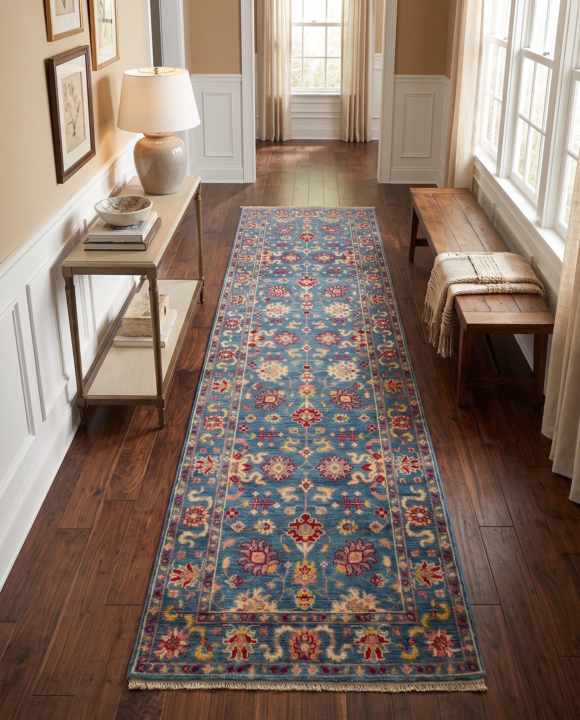 2' 8 x 9' 7 Hand Knotted Kazak Runner Rug