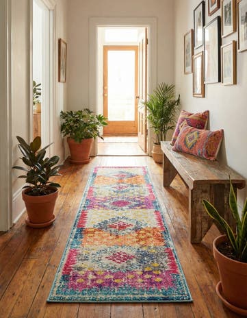 Washable Arte Runner Rug
