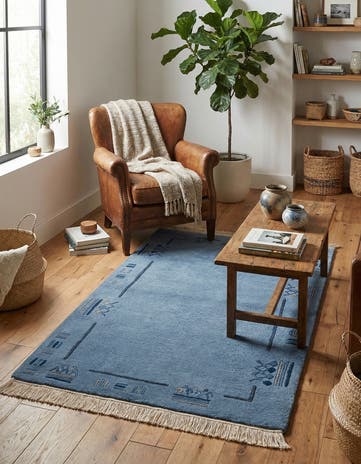 3' x 5' 3 Hand Knotted Tibet Wool Rug