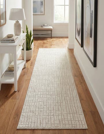 2' 7 x 12' Textura Designer Runner Rug