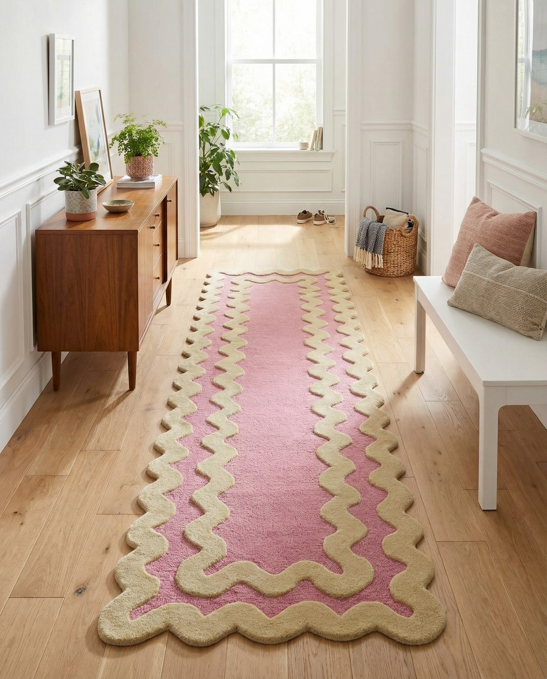 2' 7 x 8' Happy Rugs Wool Runner