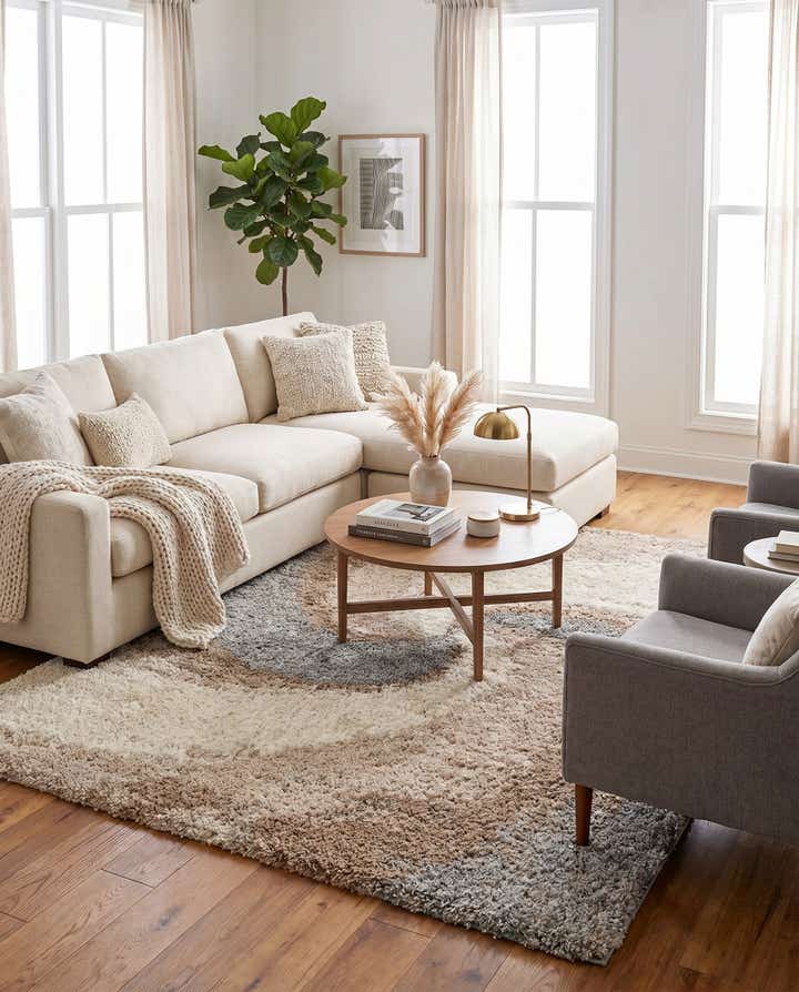 7' 10 x 10' Soft Touch Shag Rug
