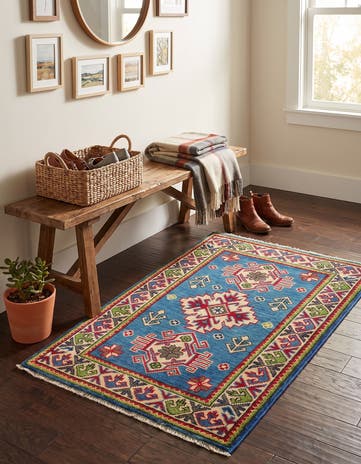 2' 1 x 3' Hand Knotted Kazak Rug
