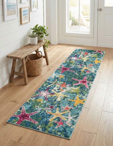 2' x 8' Washable Capri Runner Rug