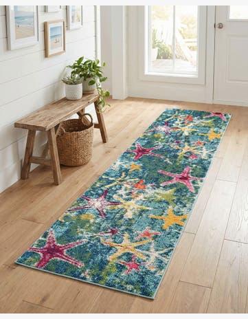 2' x 8' Washable Amalfi Runner Rug