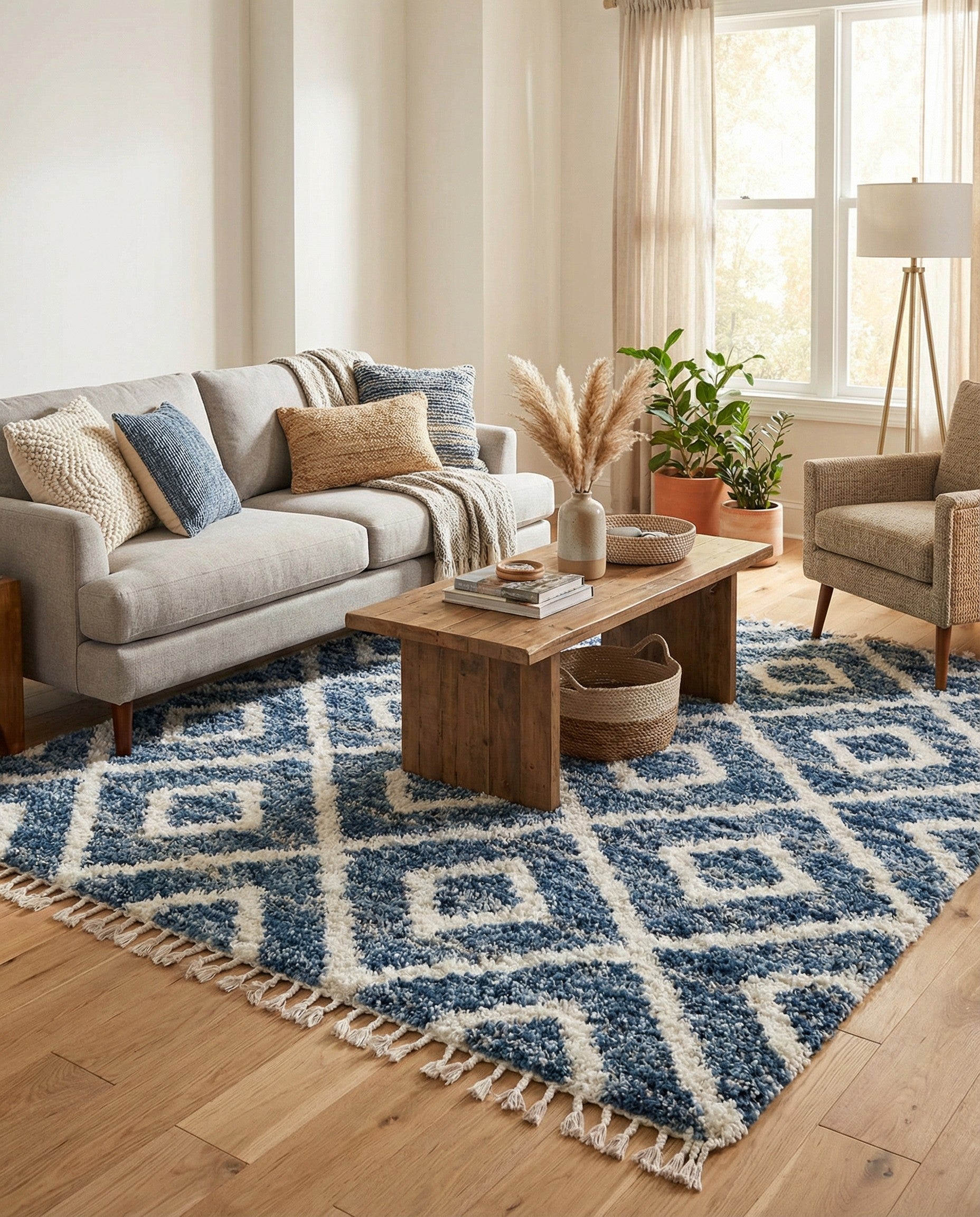 8' x 8' Lagom Shag Square Rug