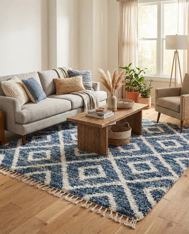  8' x 8' Athena Shag Square Rug