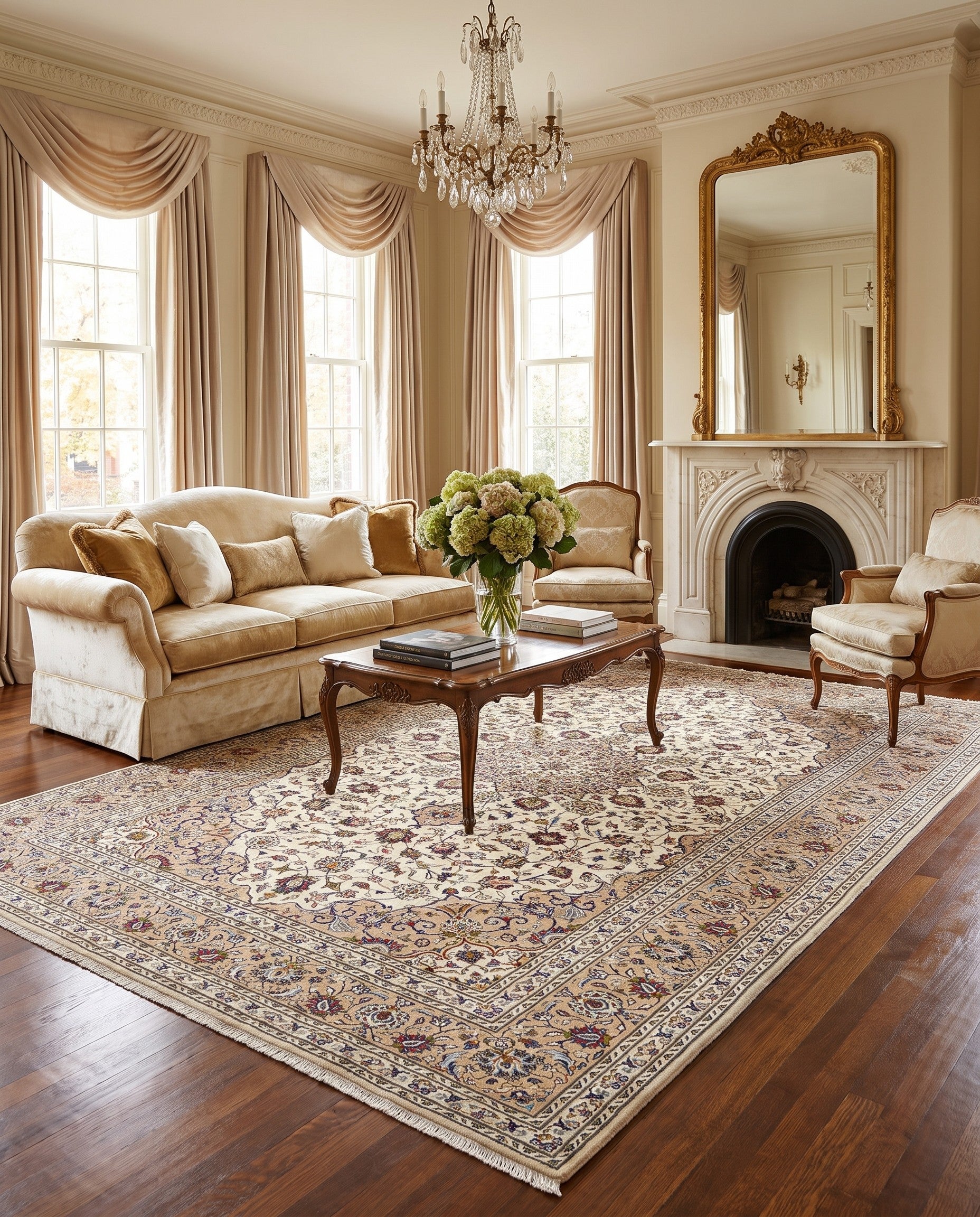 8' 6 x 11' 6 Tabriz Wool Rug