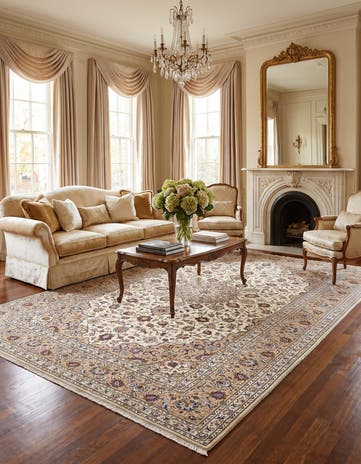 8' 6 x 11' 6 Tabriz Wool Rug