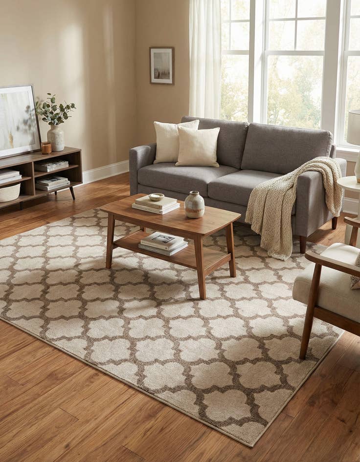 Detail image of 7' 10 x 11' Trellis Rug