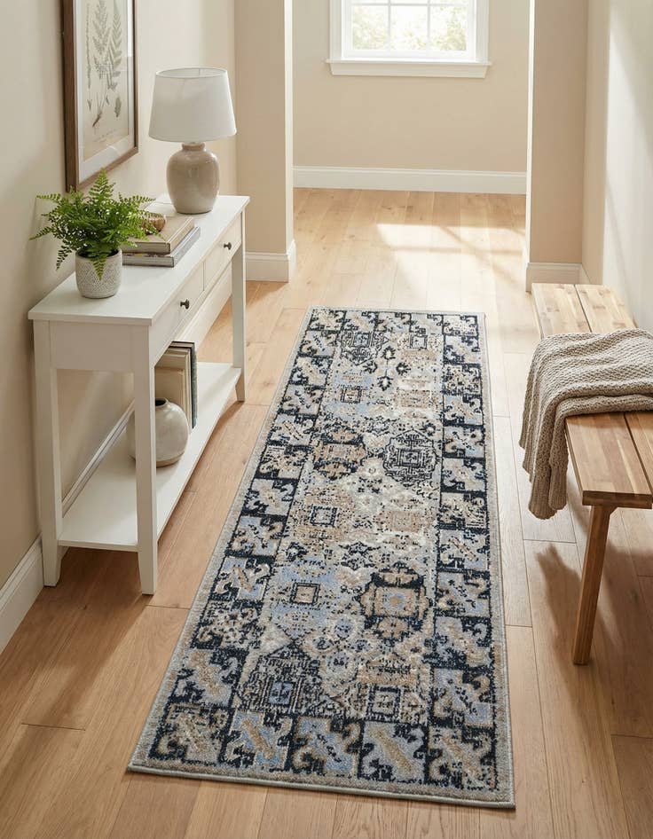 Detail image of 2' x 5' Kamala Washable Runner Rug