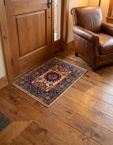 2' x 2' 10 Hand Knotted Kazak Rug