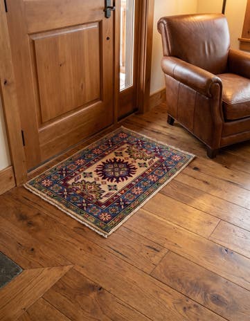 2' x 2' 10 Hand Knotted Kazak Rug