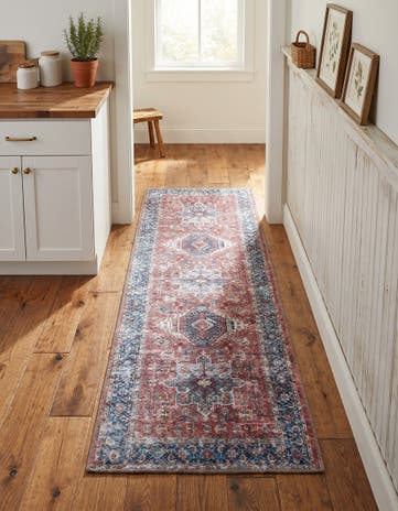 2' x 5' Washable Yara Runner Rug