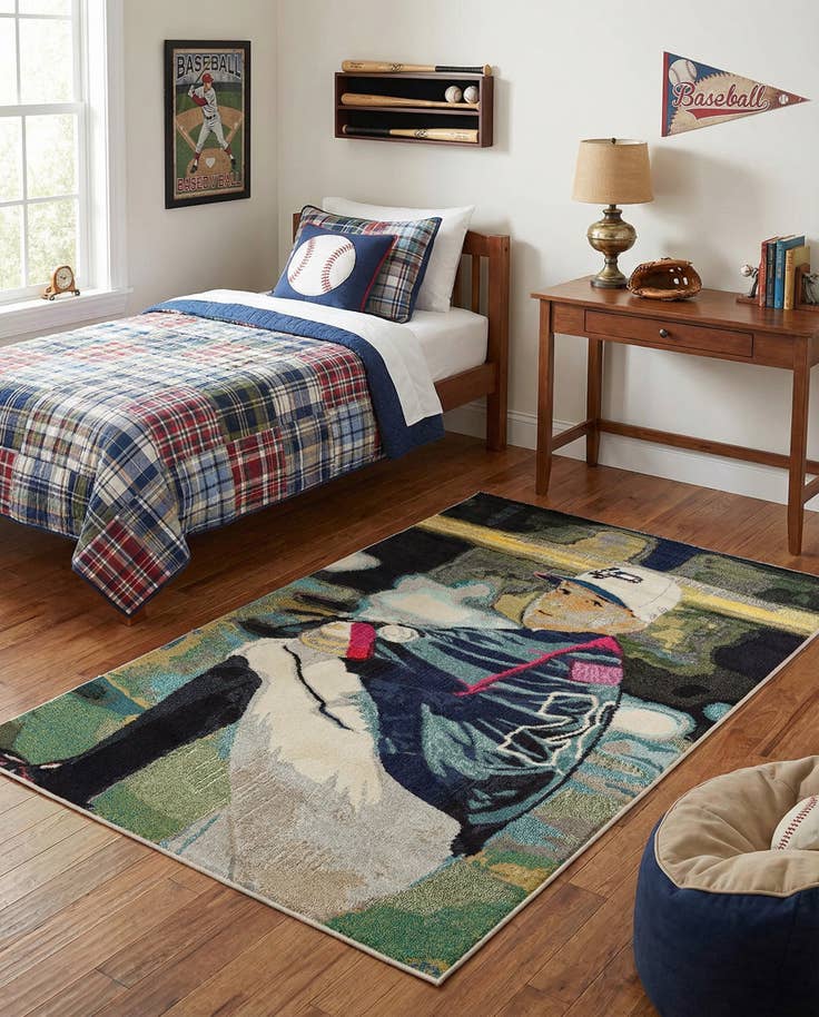 Detail image of 4' 10 x 8' Zoey Rug