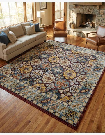Kamala Washable Square Rug