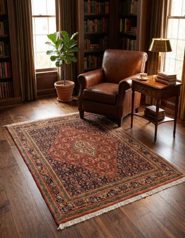 3' 8 x 5' 3 Bidjar Wool Rug