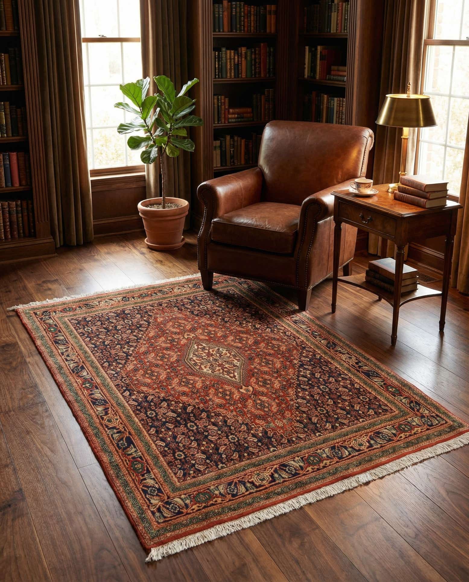 3' 8 x 5' 3 Bidjar Wool Rug