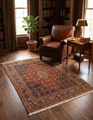 3' 8 x 5' 3 Bidjar Wool Rug