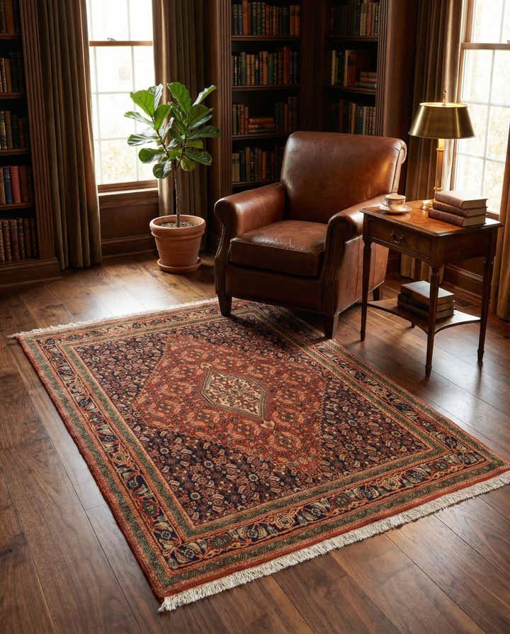 3' 8 x 5' 3 Bidjar Wool Rug