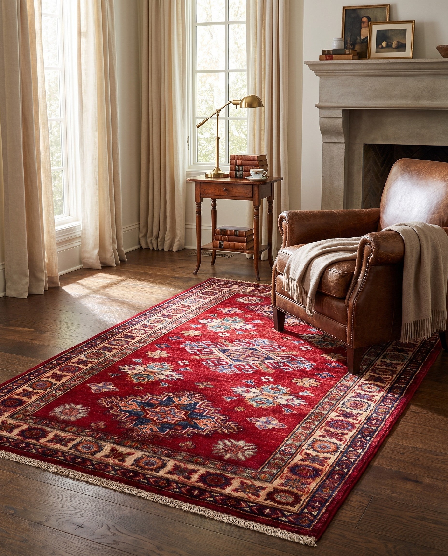 3' 1 x 5' 1 Hand Knotted Kazak Rug