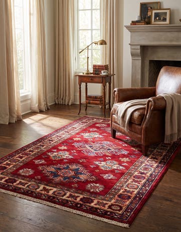 3' 1 x 5' 1 Hand Knotted Kazak Rug