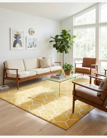 7' 10 x 11' Trellis Frieze Rug