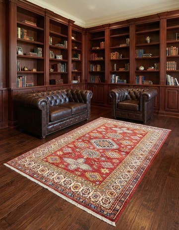 3' 11 x 5' 10 Kazak Wool Rug