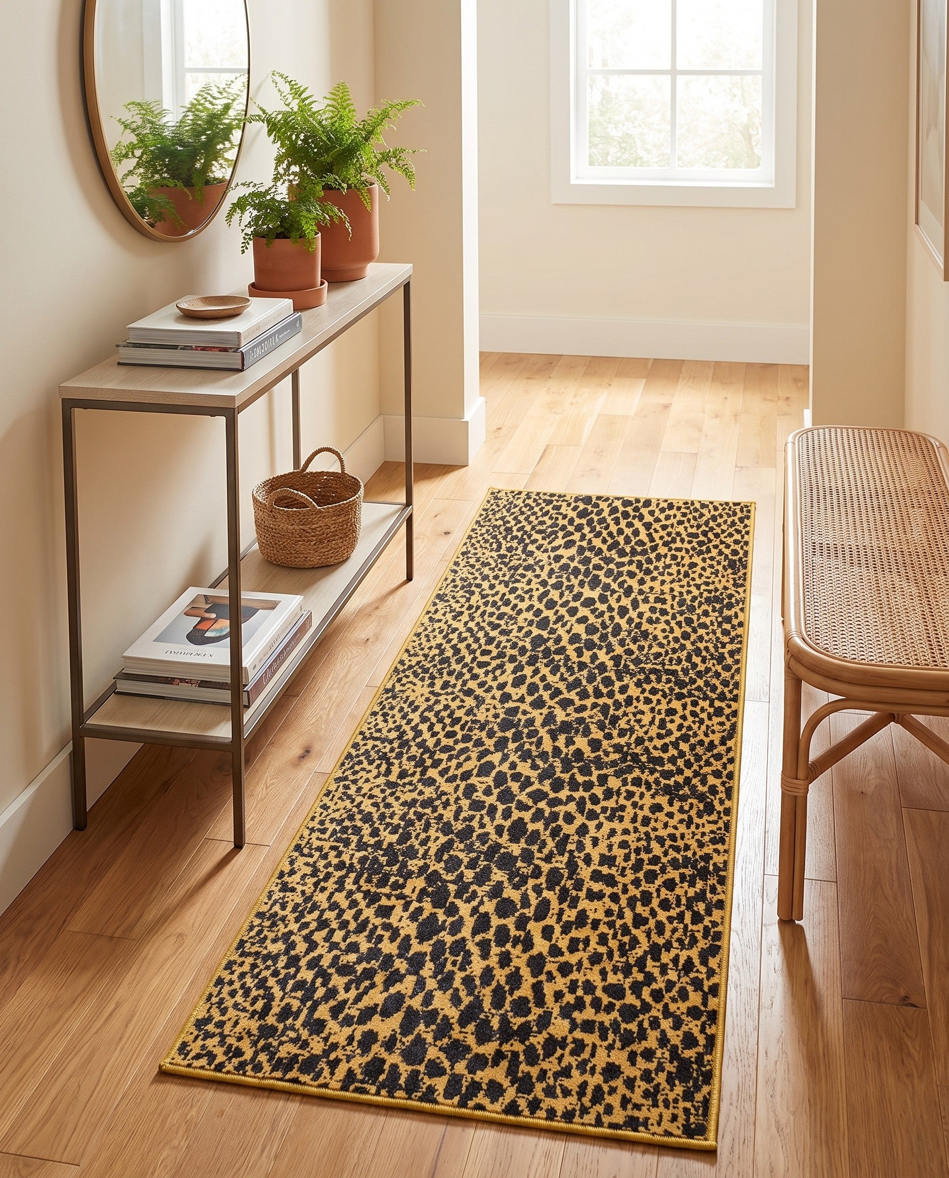 2' x 5' Kamala Washable Runner Rug