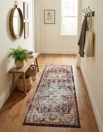 Rust Red Charlotte Runner Rug