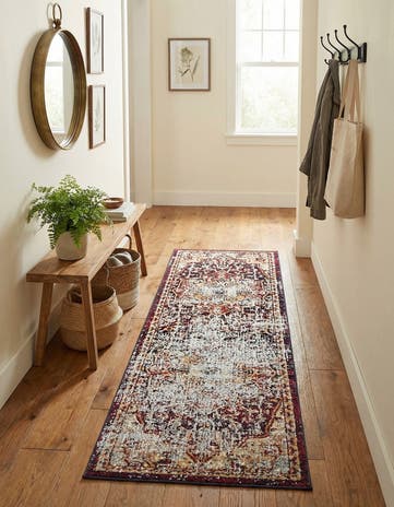 Rust Red Charlotte Runner Rug