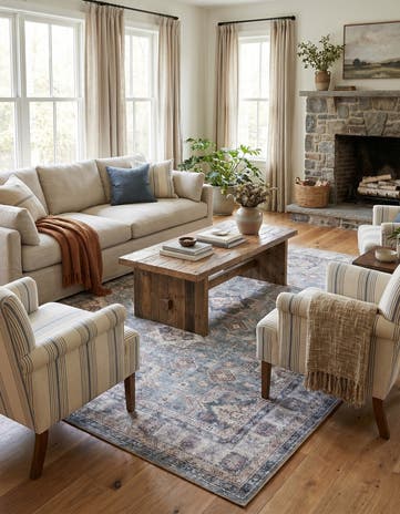 8' 4 x 12' Washable Timeless Rug