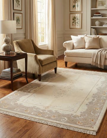 3' 11 x 5' 11 Hand Knotted Darya Wool Rug