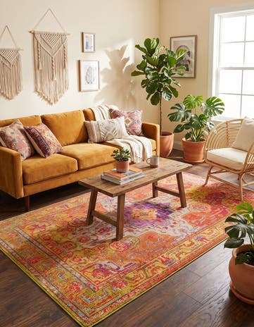 5' x 8' Washable Arte Rug
