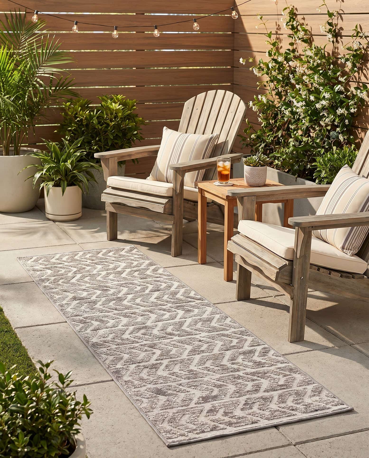 2' x 6' Easy-Clean Sabrina Soto Aston Indoor / Outdoor Runner Rug
