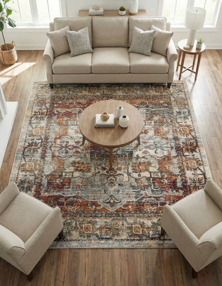 Detail image of 7' 10 x 7' 10 Isabella Square Rug