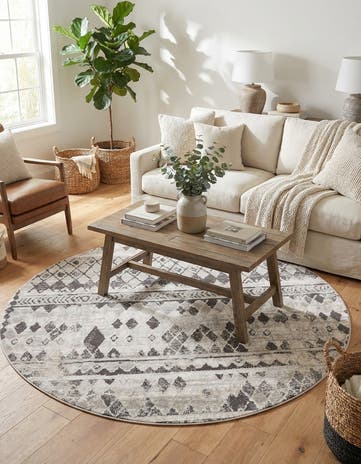 6' x 6' Leipzig Round Rug