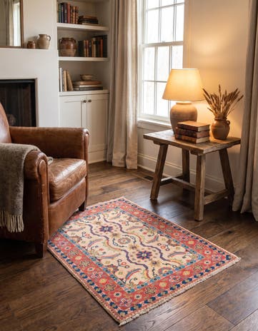 2' 1 x 3' 3 Hand Knotted Kazak Rug