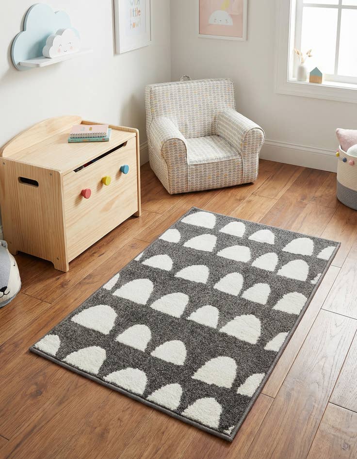 Detail image of 2' 2 x 3' Whimsy Kids Rug